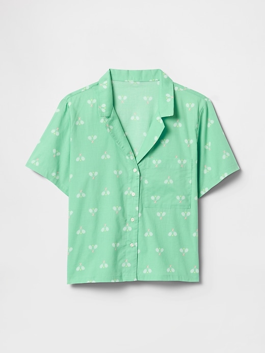 Image number 4 showing, Poplin PJ Shirt