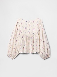 Kids Relaxed Puff Sleeve Top