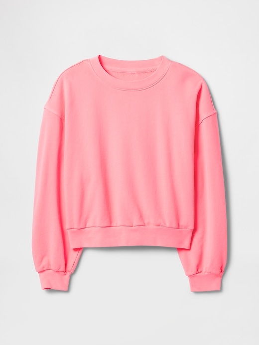 Image number 1 showing, Kids Oversized Fleece Sweatshirt