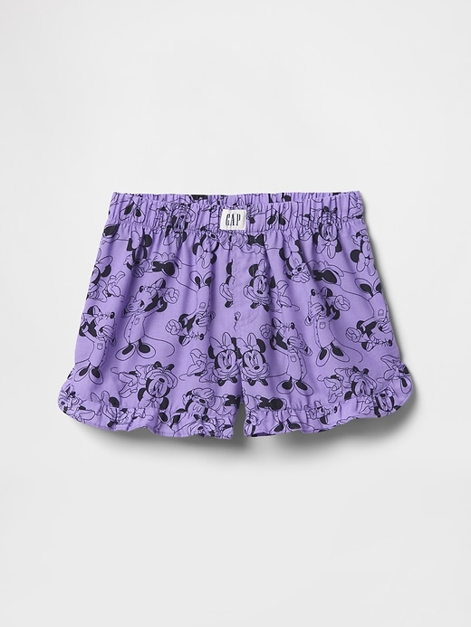 Image number 1 showing, Kids 100% Recycled Ruffle PJ Shorts