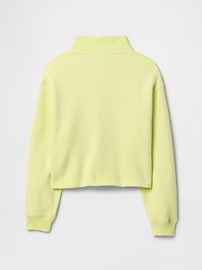 Kids Relaxed Quarter-Zip Track Sweatshirt