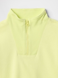Kids Relaxed Quarter-Zip Track Sweatshirt