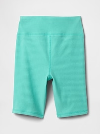 Kids Ribbed Bike Shorts