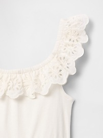 Kids Eyelet Ruffle Dress