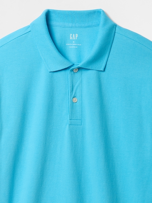 Image number 4 showing, Stretch Pique Polo Shirt