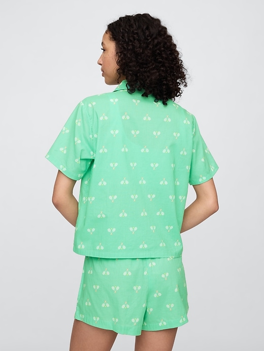 Image number 2 showing, Poplin PJ Shirt