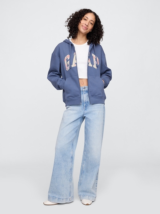 Image number 3 showing, Relaxed Gap Logo Zip Hoodie