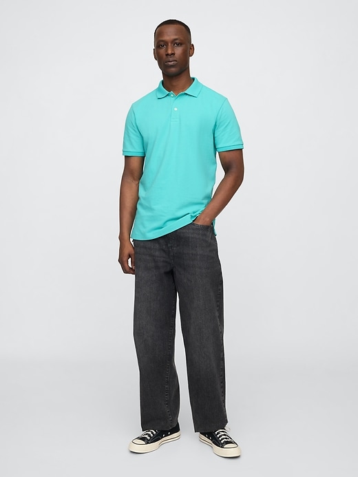 Image number 3 showing, Stretch Pique Polo Shirt