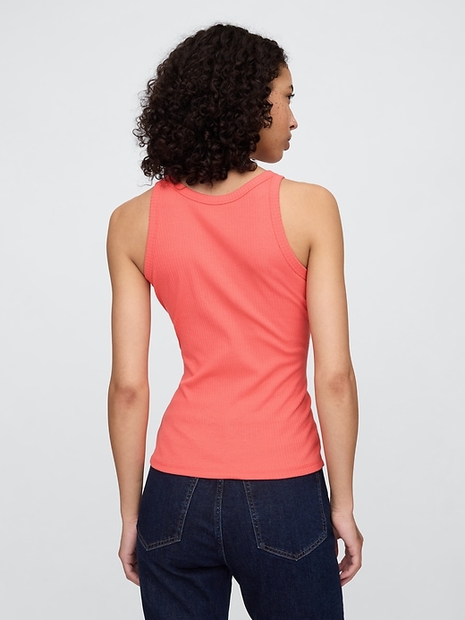 Image number 2 showing, Ribbed Scoopneck Tank Top