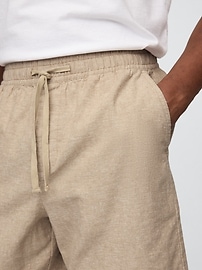 8" Easy Linen-Blend Shorts