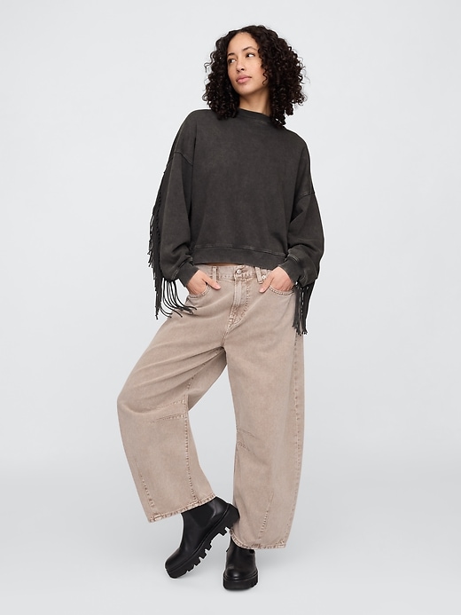 Image number 3 showing, Oversized Western Crewneck Sweatshirt