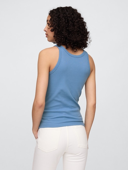 Image number 2 showing, Ribbed Scoopneck Tank Top