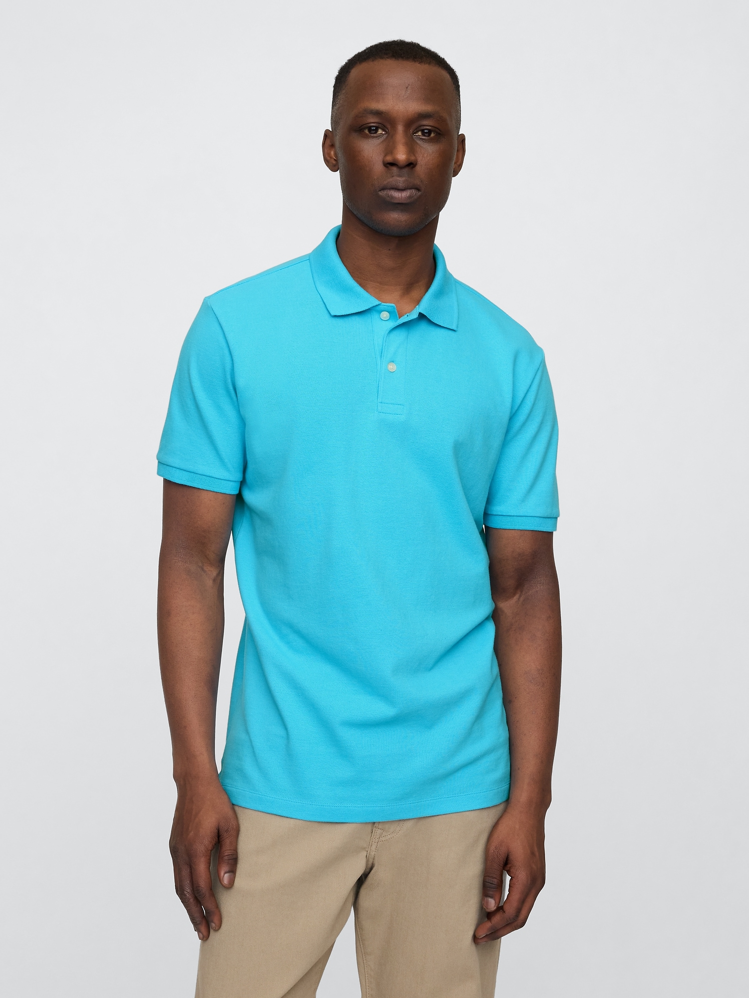 Stretch Pique Polo Shirt