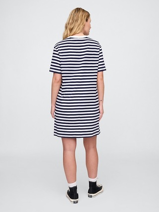 GAP Abito T-Shirt Donna – V-SS Pkt Tee Dress – Cotone Morbido, Girocollo, Taschino – Stile Casual Americano