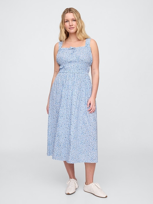 Image number 4 showing, Smocked Midi Dress