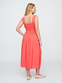 Smocked Midi Dress