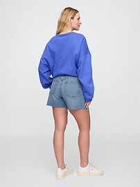 5" Mid Rise Denim Shorts