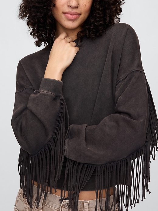 Image number 4 showing, Oversized Western Crewneck Sweatshirt