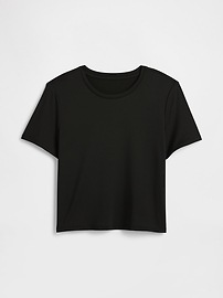 GapFit Brushed Jersey Cropped T-Shirt