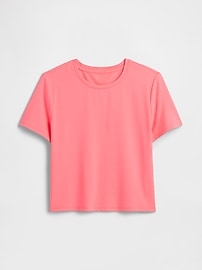 GapFit Brushed Jersey Cropped T-Shirt