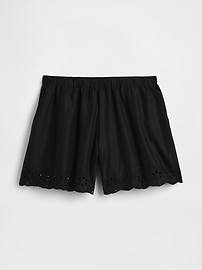 Pull-On Eyelet Shorts
