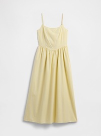 Print Scoopneck Midi Dress