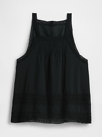 最終値下げ　2WAYLACE COLLAR TUCKPEPLUM TOPS Chanel 07A 2007 Fall Short Sleeve Turquoise Pullover
