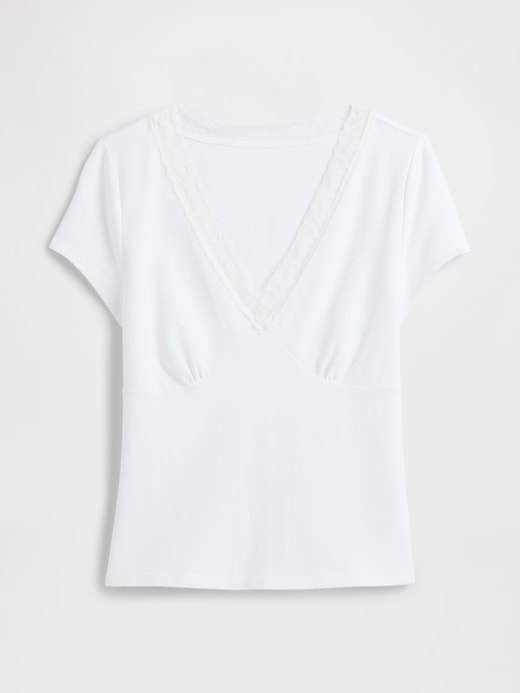 Image number 5 showing, Fitted V-Neck Top
