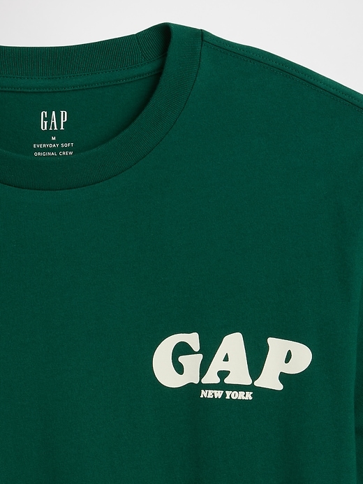 Image number 4 showing, Everyday Soft Relaxed Gap NYC Graphic T-Shirt