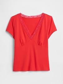 Fitted V-Neck Top