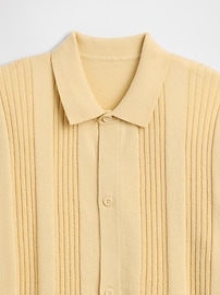 Kids Textured Sweater Shirt