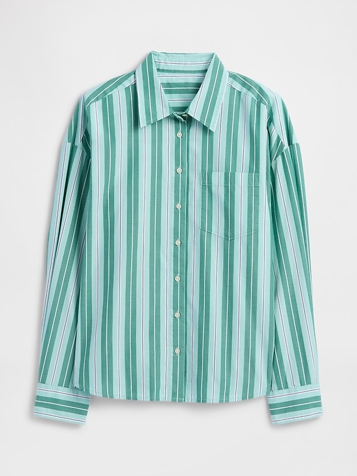 Image number 5 showing, Oversized Shirt in Poplin