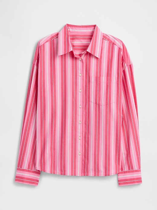 Image number 5 showing, Oversized Shirt in Poplin