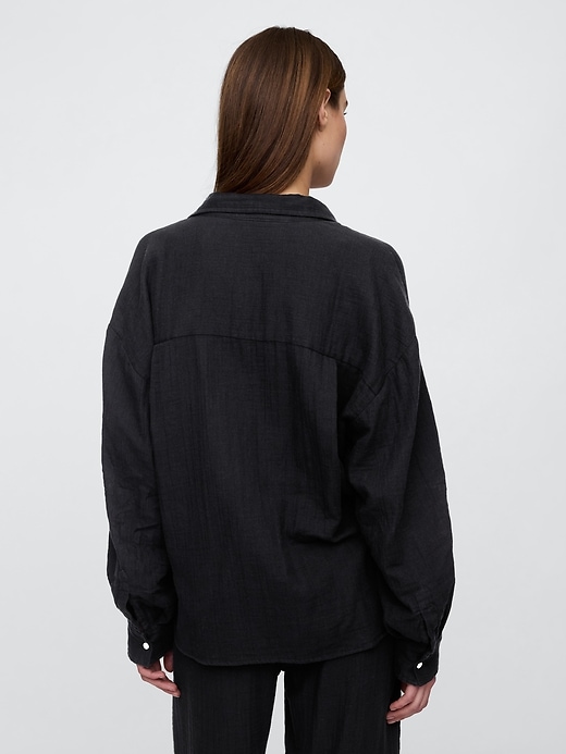 Image number 2 showing, Gauze Big Shirt