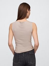 トップス narrow pitch border pattern tunk top Boatneck Tank Top | Gap Factory