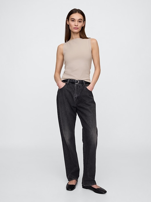 Image number 3 showing, Ribbed Boatneck Tank Top