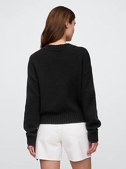 V Neck sweat ジプソフィア Bershka fluffy v-neck sweater in gray heather | ASOS