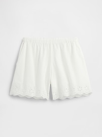 Pull-On Eyelet Shorts