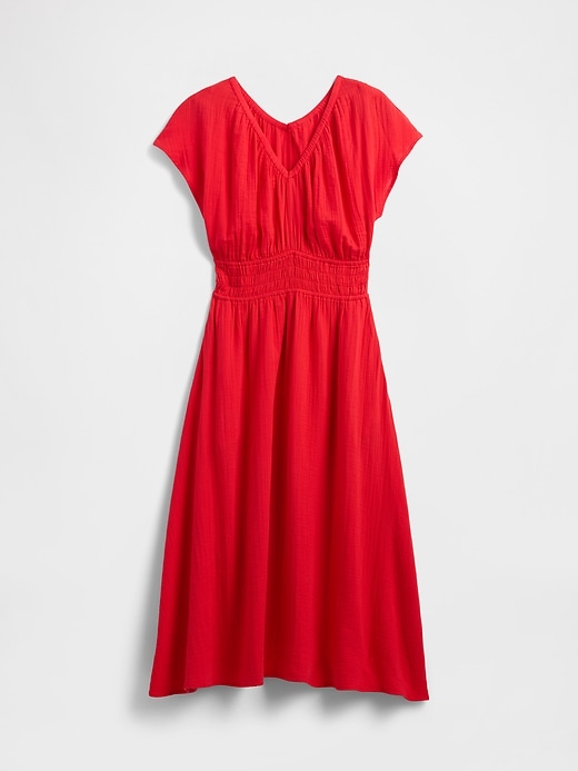 Image number 6 showing, Smocked V-Neck Maxi Dress