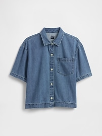 Boxy Denim Shirt