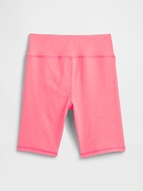 Kids Ribbed Bike Shorts