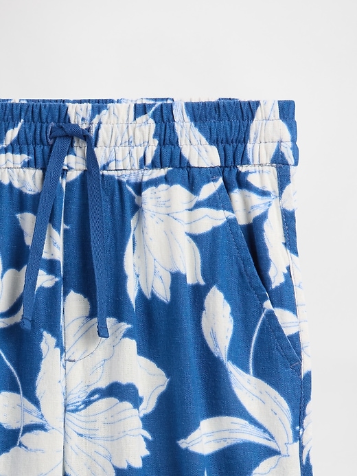 Image number 3 showing, Kids Pull-On Linen-Blend Pants