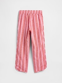 Kids Pull-On Linen-Blend Pants