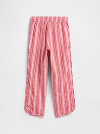 Kids Pull-On Linen-Blend Pants