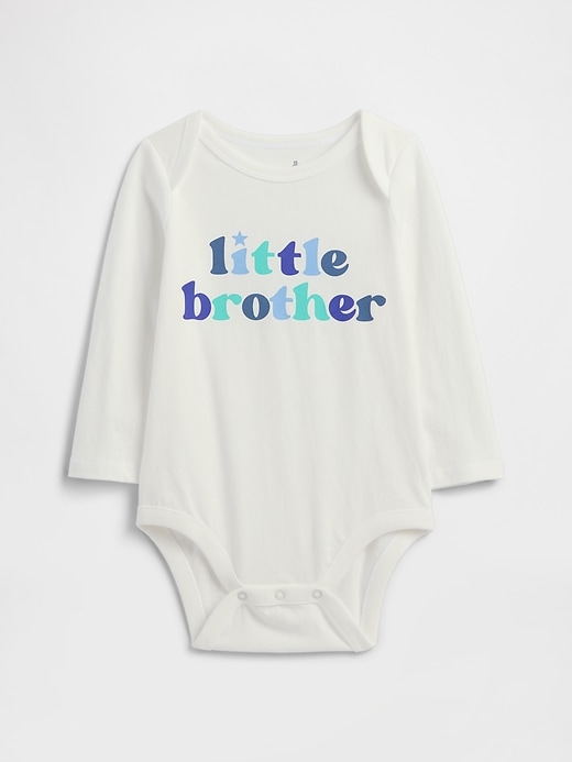 Image number 1 showing, Baby Little Sibling Bodysuit