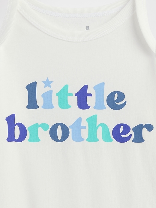 Image number 3 showing, Baby Little Sibling Bodysuit
