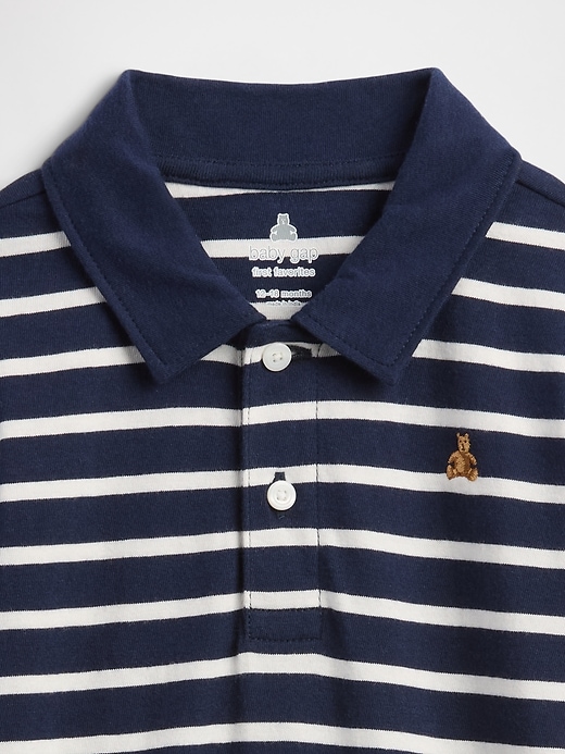 Image number 3 showing, Baby Polo Romper