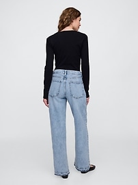 Mid Rise '90s Loose Jeans