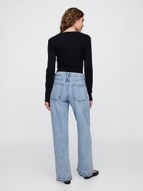 Mid Rise '90s Loose Jeans