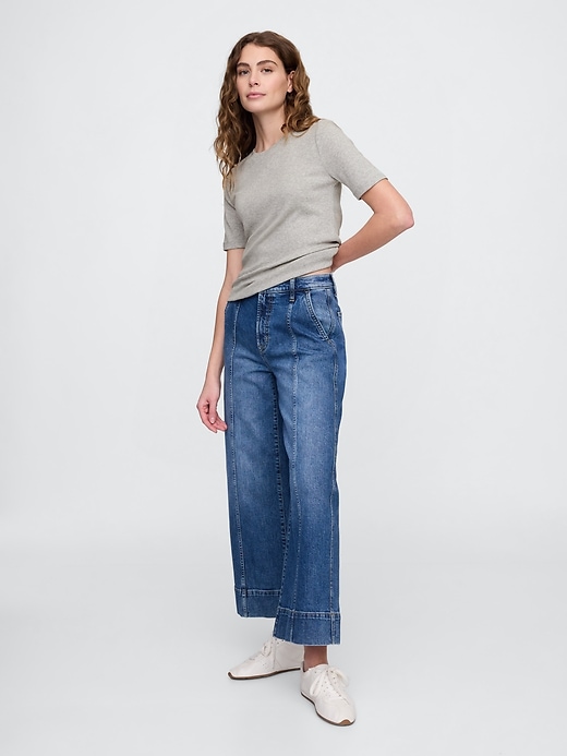 Image number 3 showing, Favorite Ribbed Crewneck T-Shirt